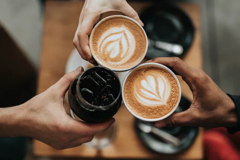 Two coffees