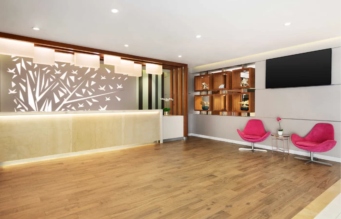Reception, staffed 24 hours