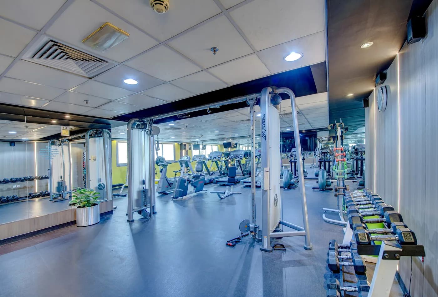 The fitness centre